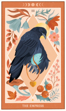 The Empress tarot print